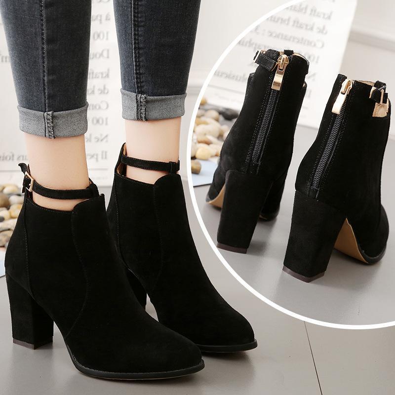 High-heeled Martin Boots For Women JaysEssentials