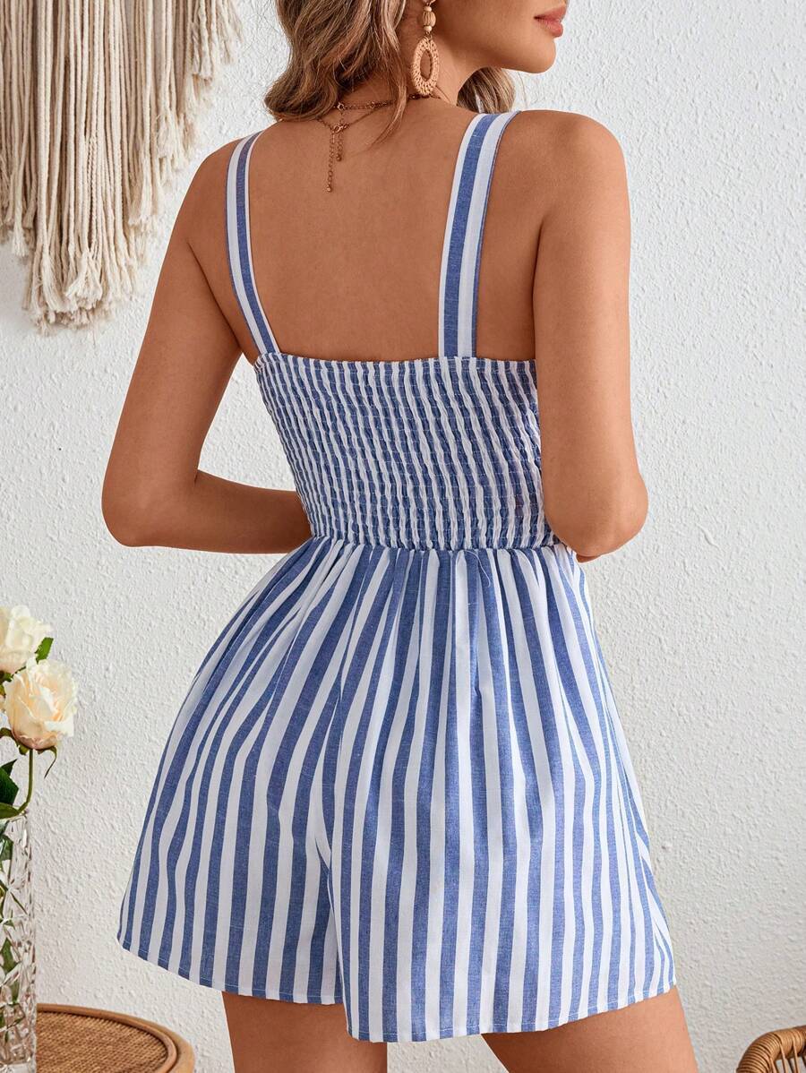 Women's Holiday Solid Color Hollow Twist Knot Jumpsuit JaysEssentials