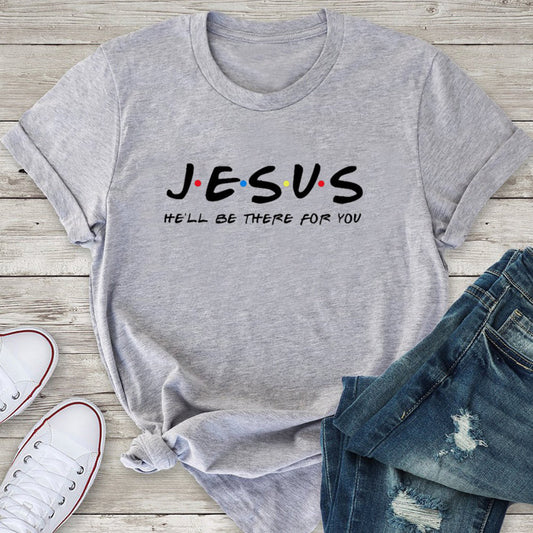 Jesus Friends Print Women Tshirts Cotton Clothes Tops JaysEssentials