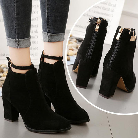 High-heeled Martin Boots For Women JaysEssentials